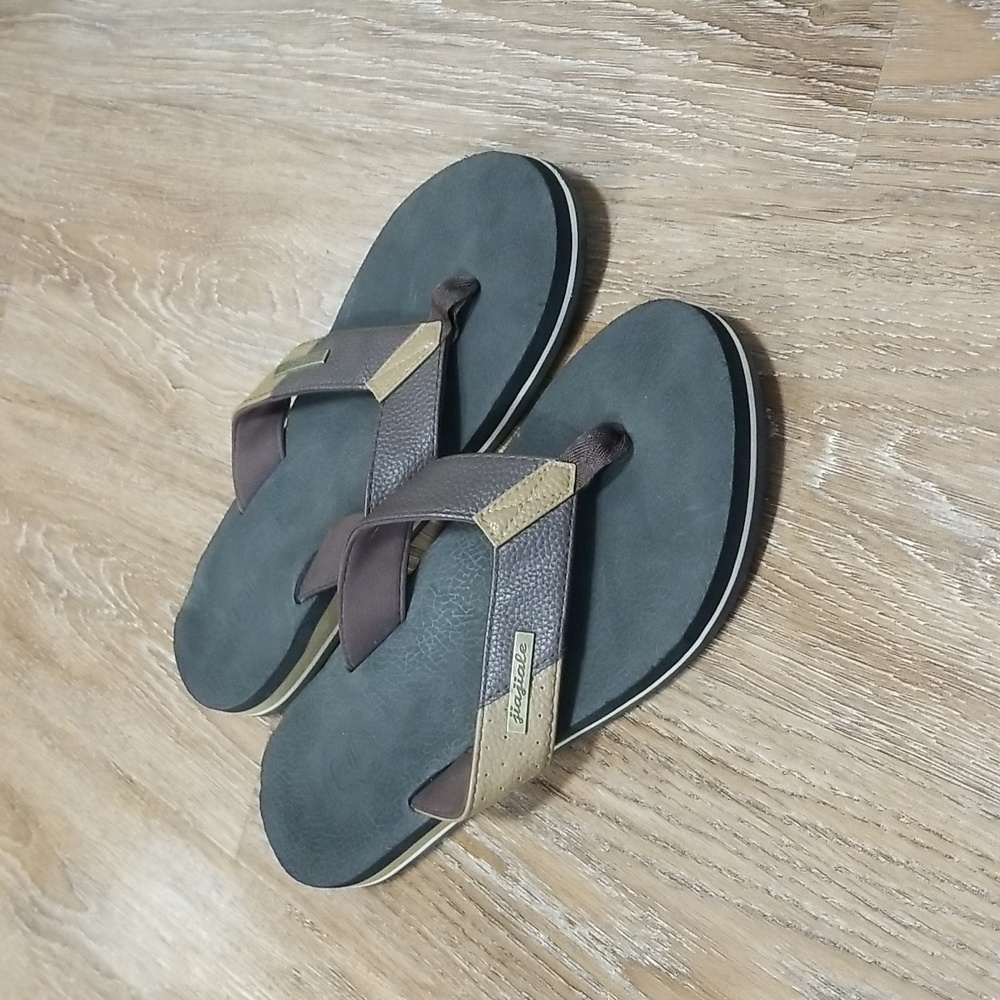 (8) jia jiale Men's Thong Toe Flip Flops Beach Pool Water Surf Beachwear Vacay